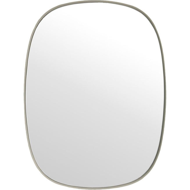 Photo of Framed Mirror Small, Grey/clear Glass - Half Body Mirrors - Anderssen & Voll - Grey