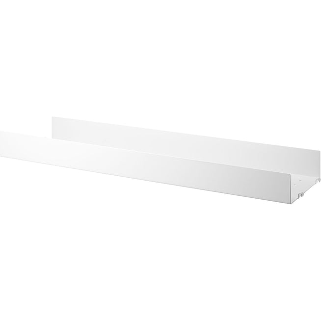 Photo of String Metal Shelving, High Edge 78x20, White, 1-pack - Shelving - Nils Strinning - White - Metal