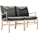 Carl Hansen - OW149-2 - Colonial Sofa, White Oiled Oak, Leather Group