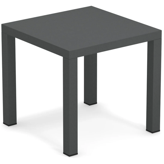 Photo of Round Coffee Table 45x45 Antique Iron - Soffbord Utomhus - Christophe Pillet - Grå - Metall