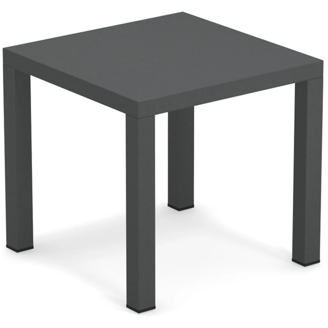 Photo of Round Coffee Table 45x45 Antique Iron - Soffbord Utomhus - Christophe Pillet - Grå - Metall