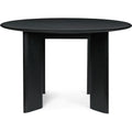 Thumbnail photo of Bevel Table - Round - Spisebord - Bevel Table - Round Ø117 - Black Oiled Beech - W117 X D117 X H73 Cm