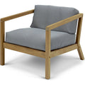 Thumbnail photo of Virkelyst Chair, Teak, Fossflakes Padding, Outdoor Textile /