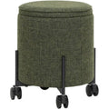 Thumbnail photo of Contains small pouf