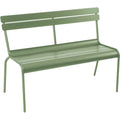 Thumbnail photo of Luxembourg Bench With Backrest Cactus 82 - Garden Benches - Frédéric Sofia - Green - Metal