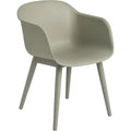 Thumbnail photo of Fiber Armchair Recycled, Wood Base