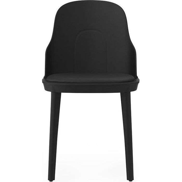 Photo of Allez Stol Polstret Ultra Leather - Spisebordsstol - Sort - H: 79 X L: 45 X D: 50 X Sh: 45,5 Cm