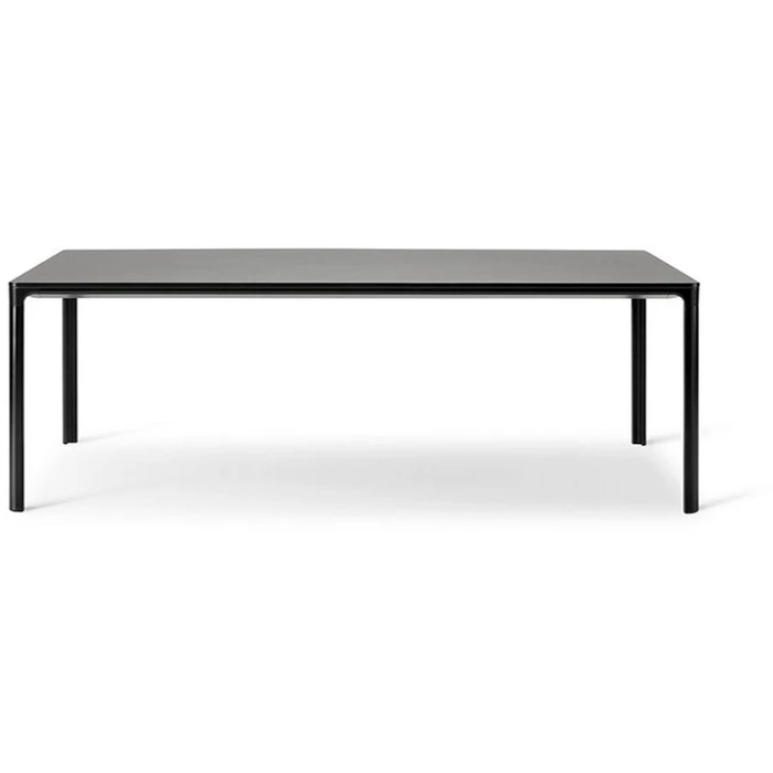 Photo of Mesa Table 4620 By Welling/ludvik - Spisebord - Black Linoleum / Black Aluminium - W200 X W100 X H73 Cm