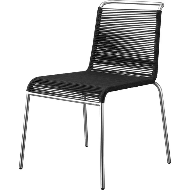 Photo of M20 Teglgård Cord Chair Black-stainless Steel