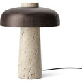 Thumbnail photo of Reverse Table Lamp Tavertine/bronzed Brass - Beige