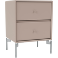 Thumbnail photo of Drift Drawer Module - Mushroom / Matt Chrome Legs - Sängbord - Peter J. Lassen - Beige - Mdf