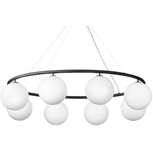 Photo of Miira 8 Oval Chandelier Rock