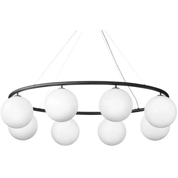 Photo of Miira 8 Oval Chandelier Rock