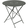 Thumbnail photo of Floréal Table Ø 77 cm, Rosemary - Outdoor dining table - Green - Metal