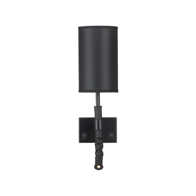 Photo of Butler Wall Lamp, Black, Fixed Mounting - Bedside Lamps - Joel Karlsson - Black