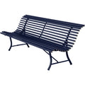 Thumbnail photo of Louisiane Bench 200 cm Deep Blue 92 - Garden Benches - Blue - Metal