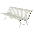 Thumbnail photo of Louisiane Bench 200 cm Clay Grey A5 - Garden Benches - Metal