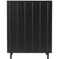 Thumbnail photo of Rib Dresser W. 4 Drawers Soft Black - Dressers - Simon Legald - Black - Wood