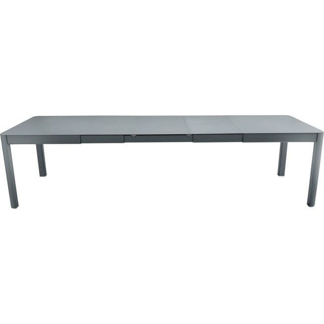 Photo of Ribambelle Table With 3 Extensions - Storm Grey - Outdoor Dining Table - Metal