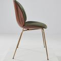 Thumbnail photo of Beetle Dining Chair, Front Upholstered, Conic Base