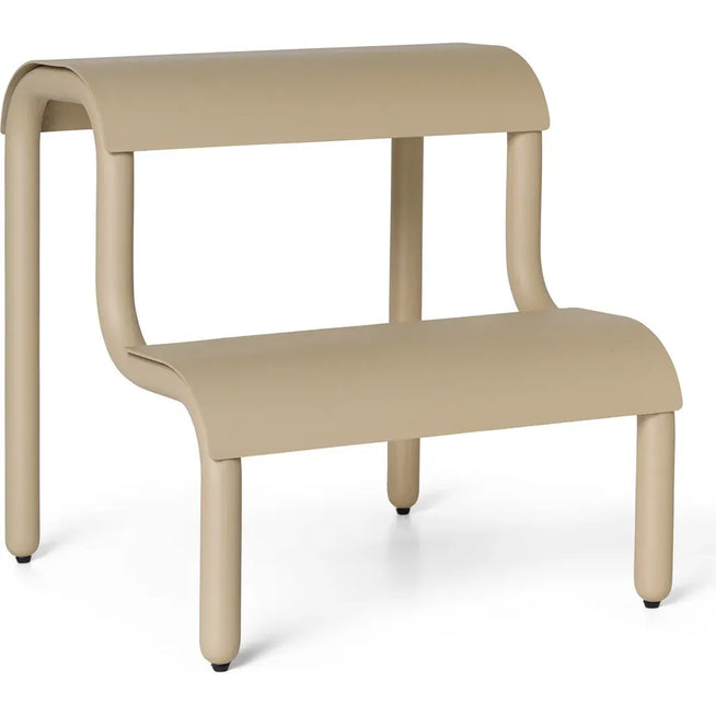 Photo of Up Step Stool - Children's stool - Beige - W: 34 x H: 36.2 x D: 35.7 cm