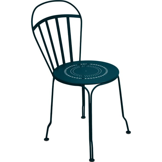 Photo of Louvre Chair Acapulco Blue 21 - Outdoor dining chairs - Blue - Metal