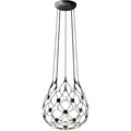 Thumbnail photo of Mesh D86 Ø55 cm - Chandeliers - Francisco Gomez Paz,Paolo Rizzatto - Black