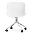 Thumbnail photo of Hyg Chair Swivel 4w - Kontorstol - Hvid - Aluminium - H: 84 X L: 54 X D: 53,5 X Sh: 46 Cm