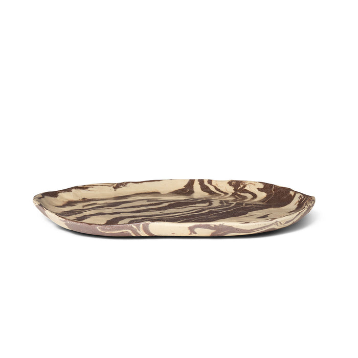 Photo of Ryu Platter - Tallerken - Ryu Platter - 34 - Sand/brown - W34 X D31 X H3 Cm