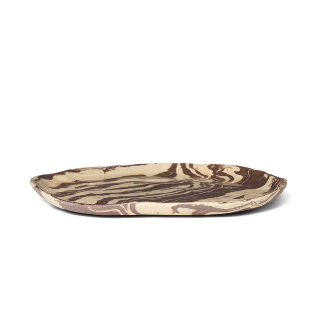 Photo of Ryu Platter - Tallerken - Ryu Platter - 34 - Sand/brown - W34 X D31 X H3 Cm