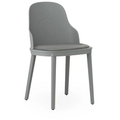 Thumbnail photo of Allez Stol Polstret Ultra Leather - Spisebordsstol - Grå - H: 79 X L: 45 X D: 50 X Sh: 45,5 Cm