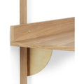 Thumbnail photo of Sector Desk - Skrivebord - Oak/brass