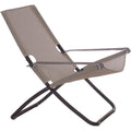 Snooze Deck Chair Indian Brown 300/45 - Solstolar & Solsängar - Metal
