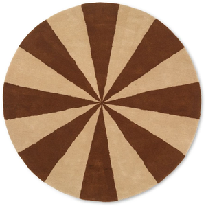 Arch Tufted Rug - Children's Rug - Dark Brick