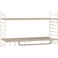 Thumbnail photo of String Wall Rack 50x30, Beige, 2-pack - Shelving - Nils Strinning - Beige - Metal