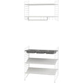 Thumbnail photo of String Floorboard 85, White, 2-pack - Shelving - Nils Strinning - White - Metal