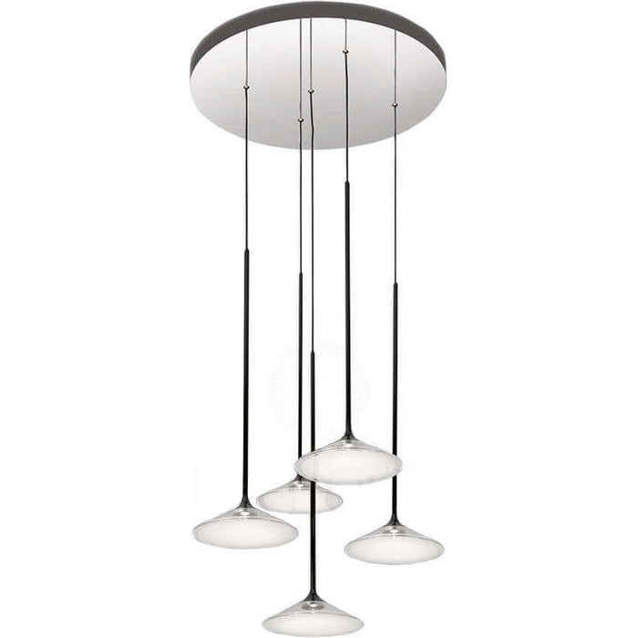 Photo of Orsa Cluster 5 Pendellampa - Klusterlampor - Foster + Partners - Svart