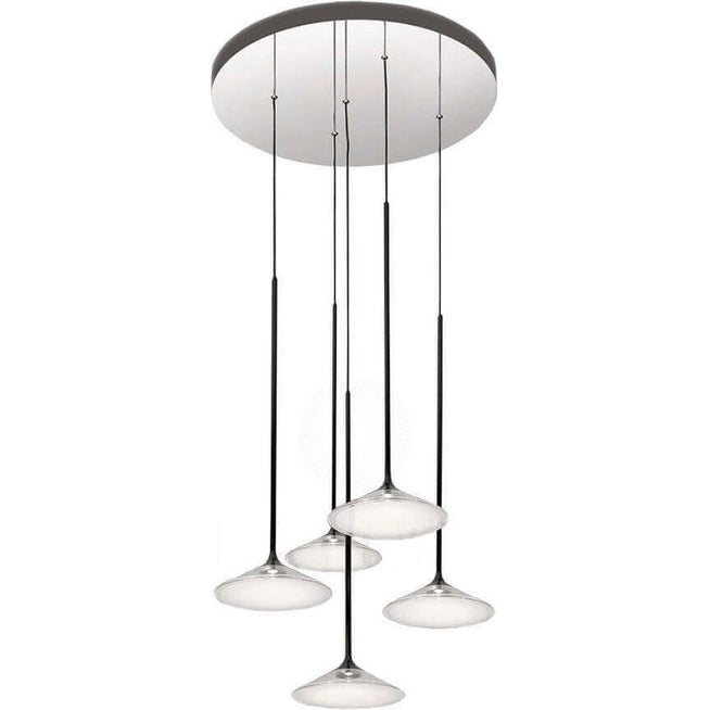 Photo of Orsa Cluster 5 Pendellampa - Klusterlampor - Foster + Partners - Svart