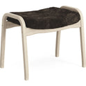 Lamino Foot Stool White Pigmented Oak/Sheep Skin