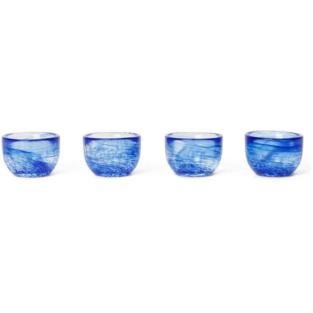 Photo of Tinta Egg Cups - Æggebæger - Blue - Ø4,8 X H3,2 Cm