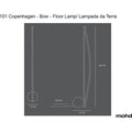 Thumbnail photo of Bow Floor Lamp Bronze