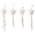 Thumbnail photo of Vela Star Ornaments - Set Of 4 - Juletræspynt - Natural - W8 X H22 X D1 Cm
