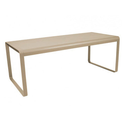 Bellevie Table 196 X 90 Cm Nutmeg - Matbord Utomhus - Pagnon & Pelhaître - Beige - Metall