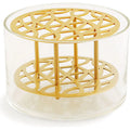 Meadow Vase - Brass, Small - Pots & Vases - Eva Schildt - Transparent, Gold