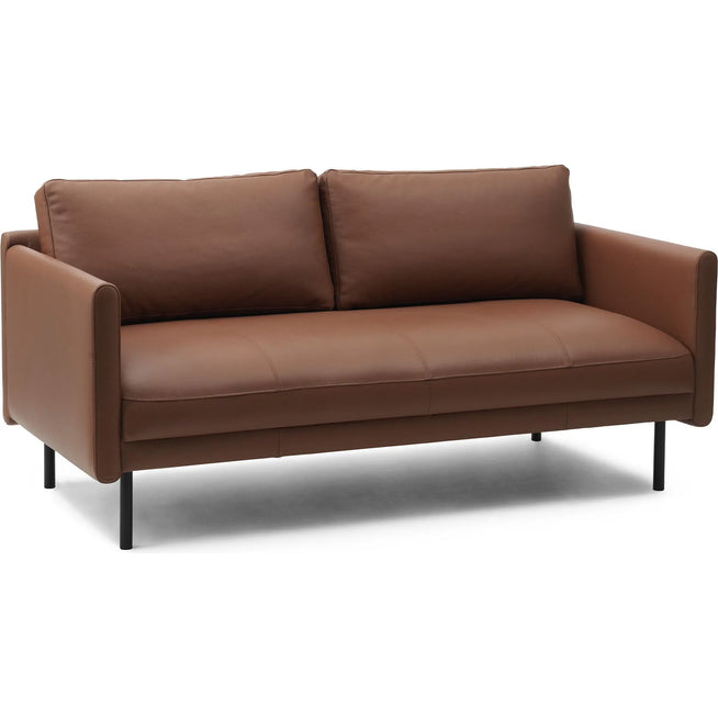 Photo of Rar Sofa 2 Seater - Omaha Leather Cognac - W170.5 X D87 X H81 Cm