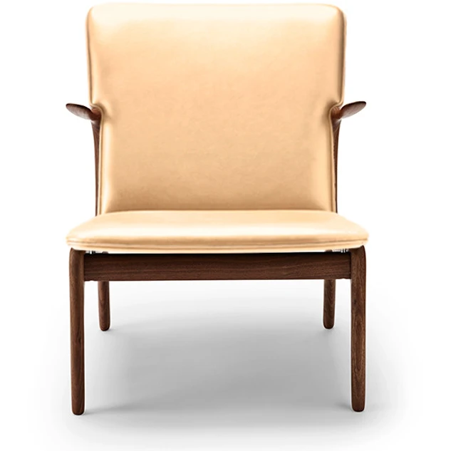 Beak Chair Armchair by Ole Wanscher (sif 90 leather