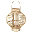 Globe Lantern Bamboo / Glass-ø36xH40cm
