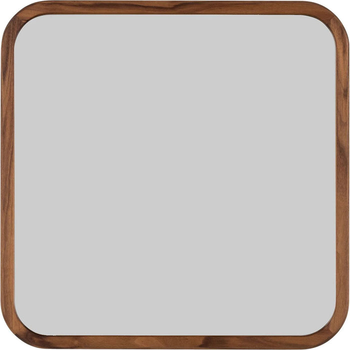 Photo of Silhouette Mirror 70x70 cm - Walnut