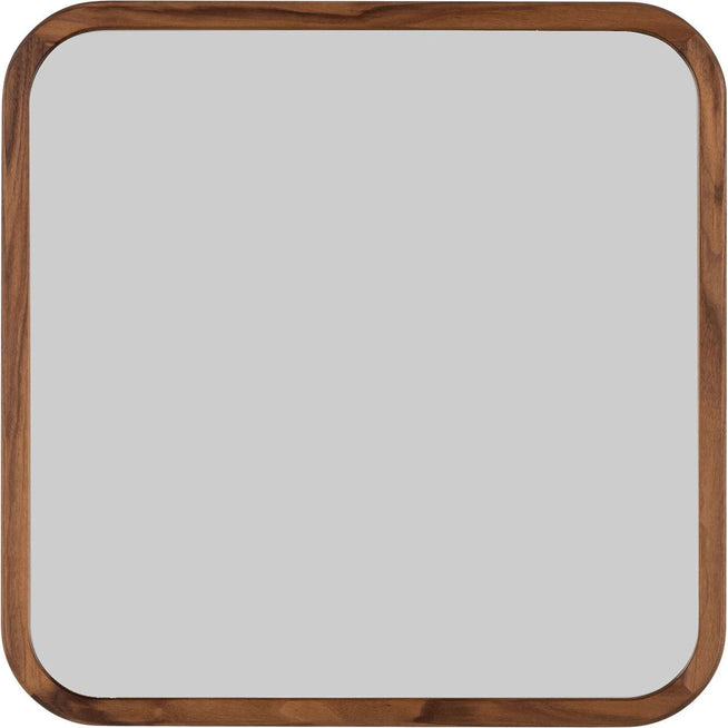 Photo of Silhouette Mirror 70x70 cm - Walnut