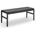 Thumbnail photo of Reform Bench, Aluminum / Anthracite Black - Garden benches - Louise Hederström - Black - Metal